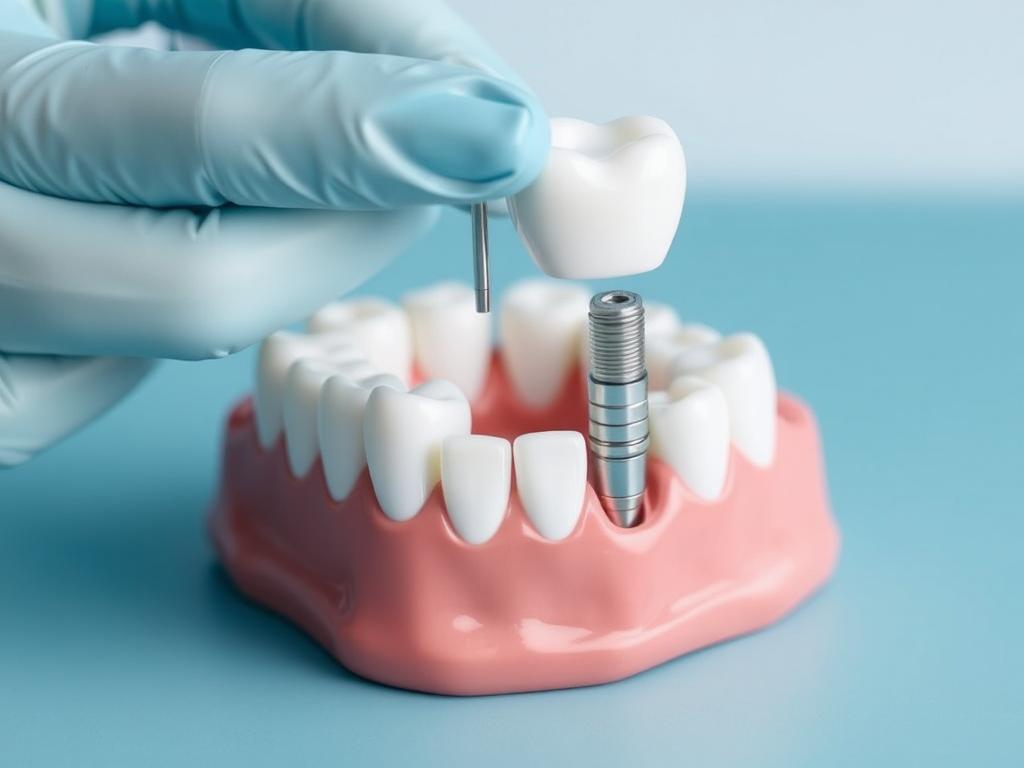 Teeth implantation using the All on 4 method фото